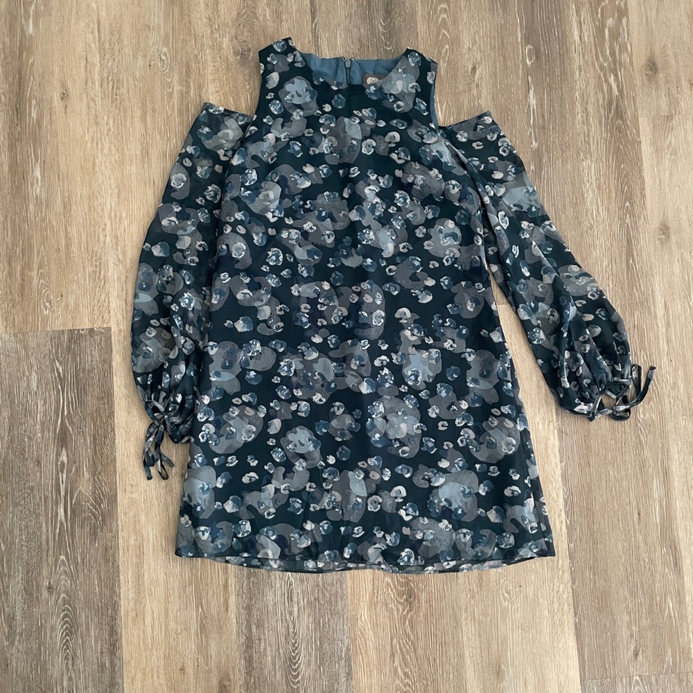 Floral Cold Shoulder Dress
